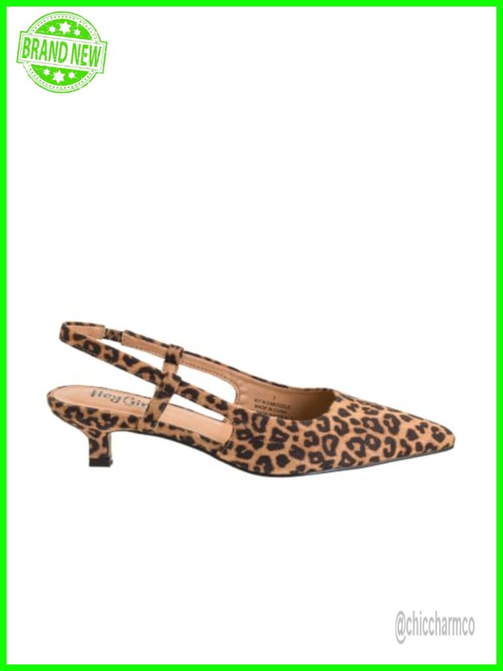 Corkys Faux Suede Slingback Kitten Heel Pointed Toe Dress Heel 2 Inch